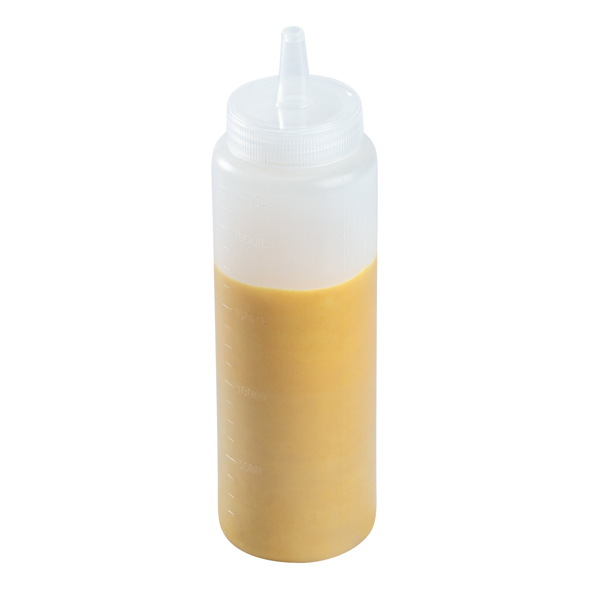A clear precision-tip bottle